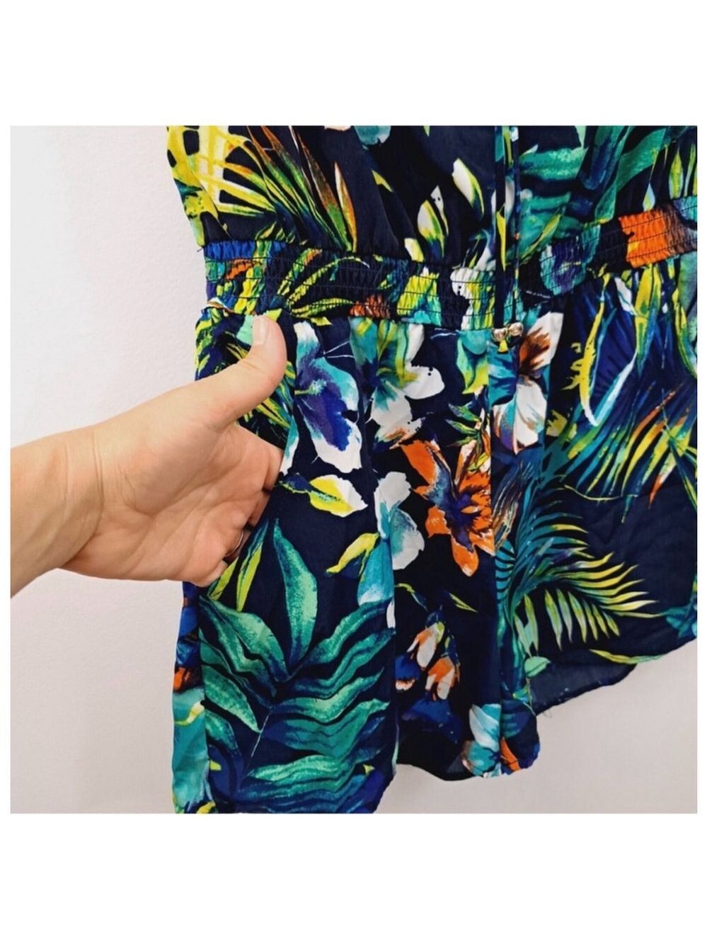 A.Byer Spaghetti Strap Halter Romper
Hawaiian Sz Medium NWT - Picture 5 of 14
